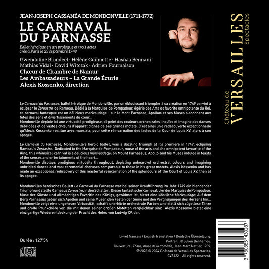 Mondoville: Le Carnaval Du Parnasse  Alexis Kossenko, Hasnaa Bennani, Helene Guilmette, Mathias Vidal, Les Ambassadeurs, La Grande Ecurie