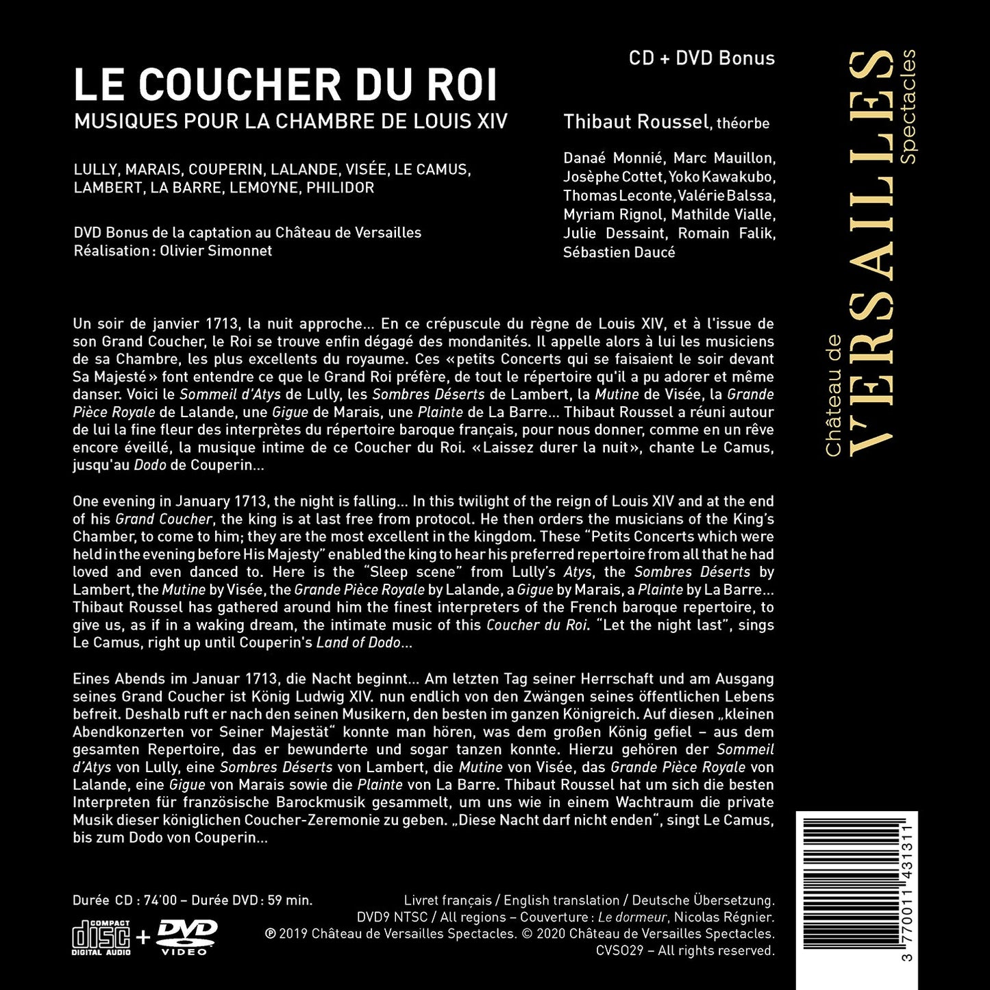 Le Coucher Du Roi: Music For Louis Xiv's Chamber