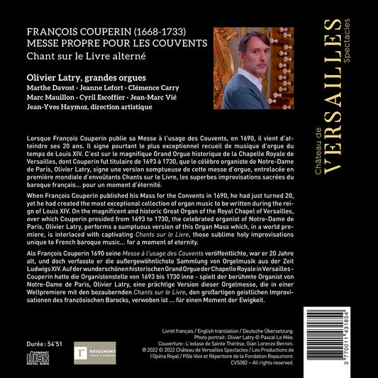 Couperin: Messe Propre Pour Les Couvents Olivier Latry