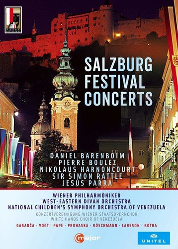 Salzburg Festival Concerts  Wiener Philharmoniker, West-Eastern Divan Orchestra, National Children'S Symphony Orchestra Of Venez