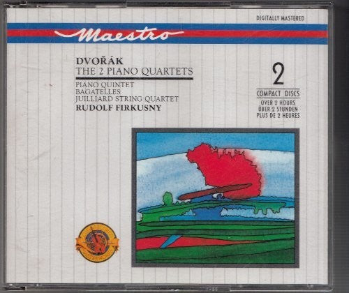 DVORAK THE 2 PIANO QUARTETS