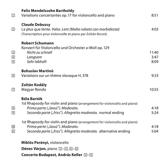Summary, Vol. 2 - Miklos Perenyi