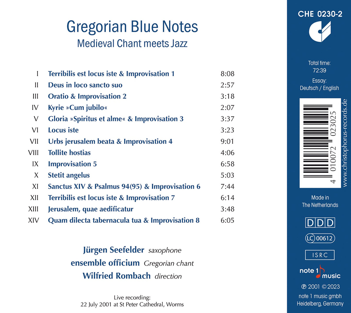 Gregorian Blue Notes