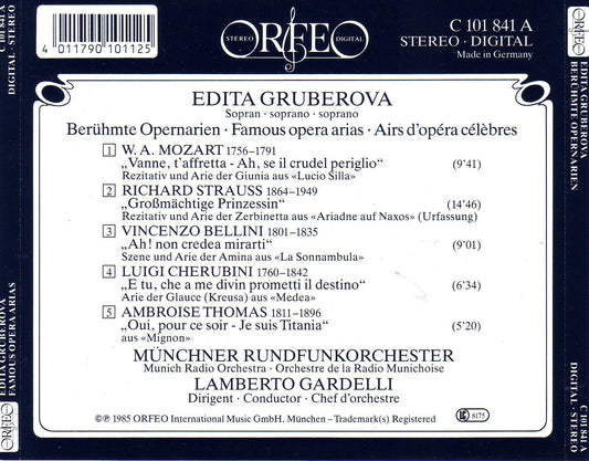 Mozart, Strauss, Bellini, Cherubini & Thomas: Opera Arias