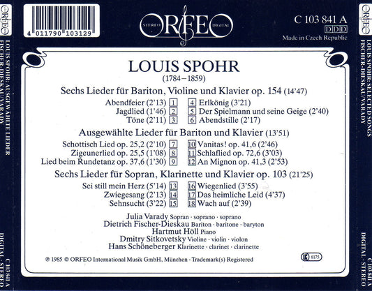 Spohr: 6 Lieder