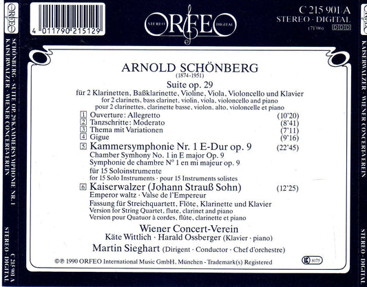 Schoenberg: Chamber Works