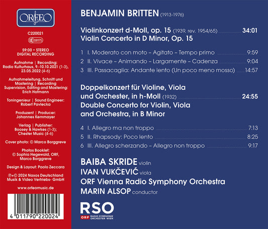 Baiba Skride Plays Benjamin Britten