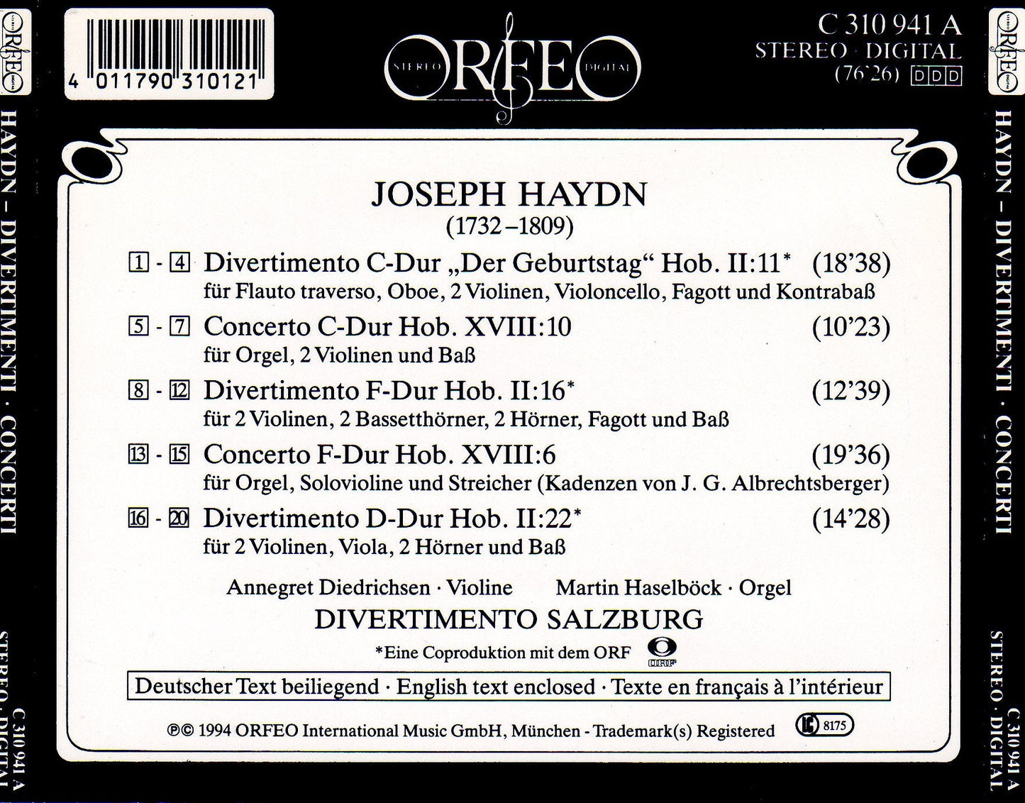 Haydn: Concerti & Divertimenti