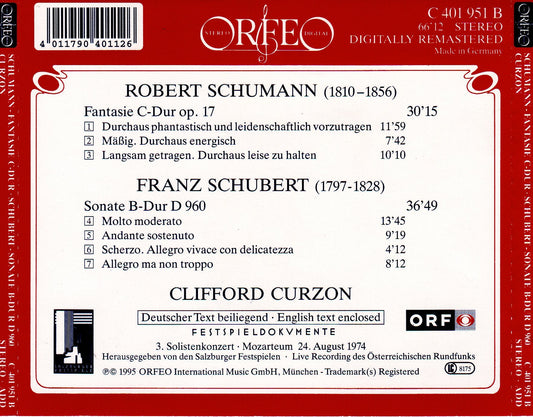 FANTASIE OP. 17/ SONATE B-DUR