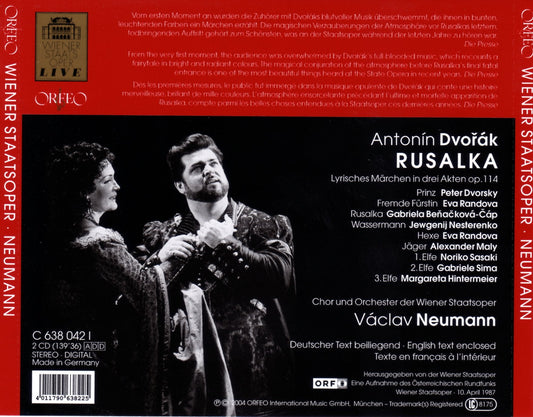 Dvorák: Rusalka, Op. 114, B. 203 (Live)