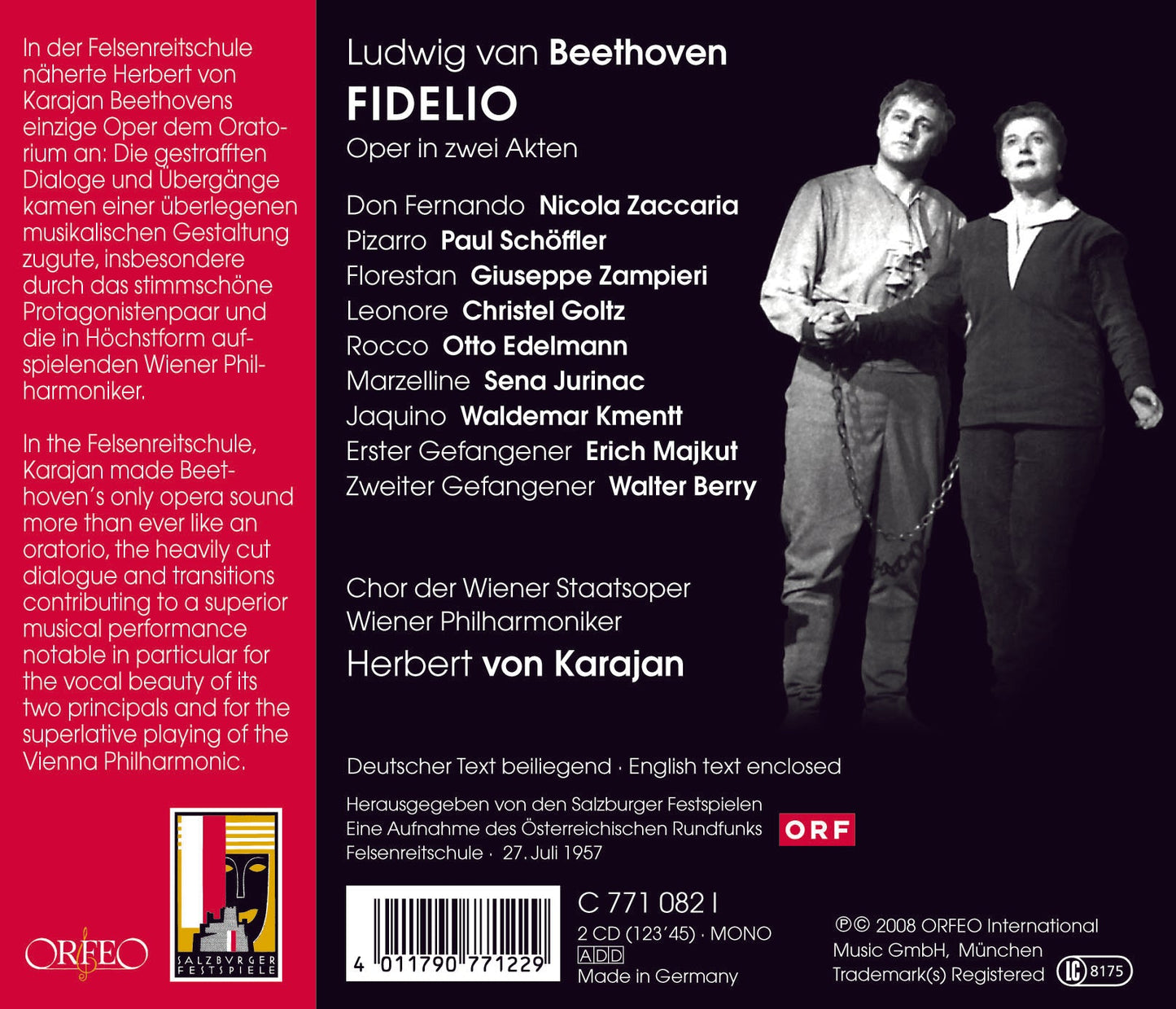 Beethoven: Fidelio, Op. 72 (Live)