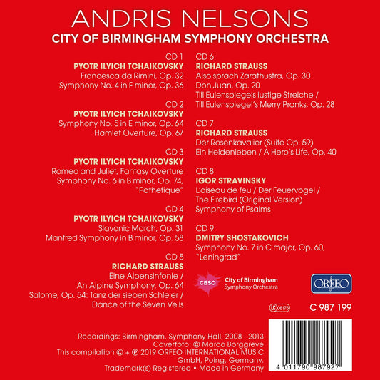 Andris Nelsons: City of Birmingham Symphony Orchestra