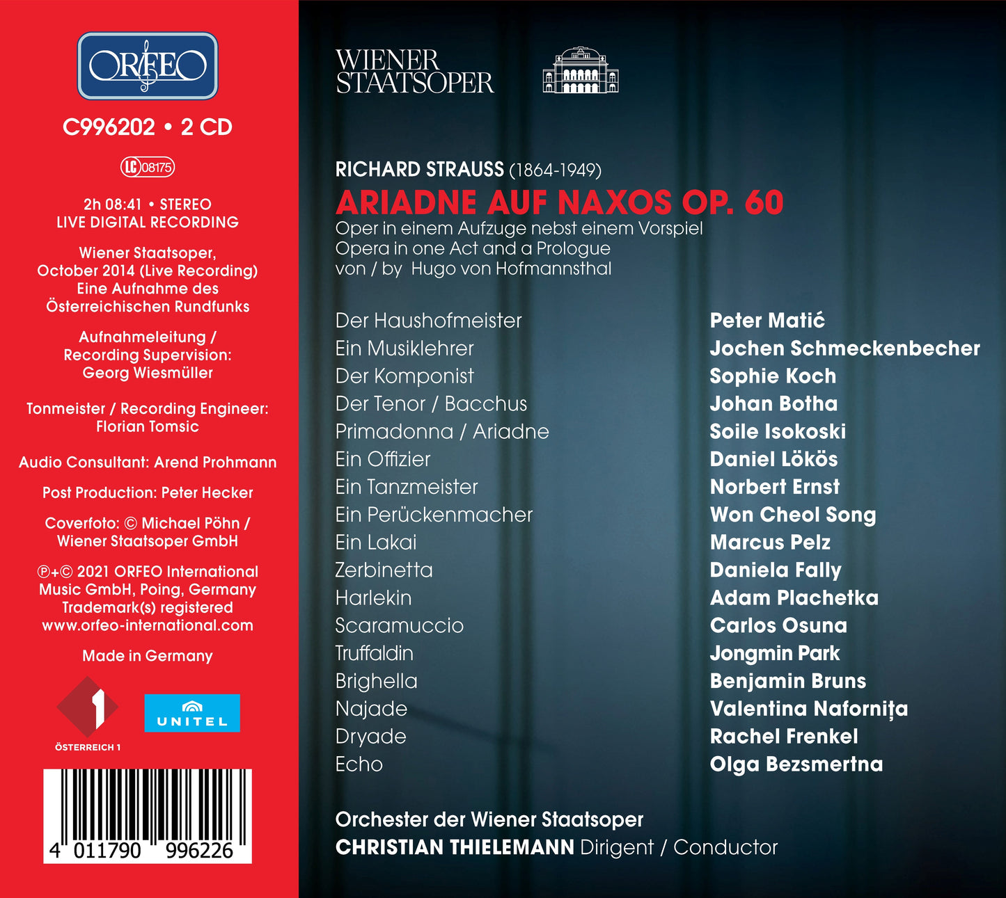 Richard Strauss: Ariadne auf Naxos
