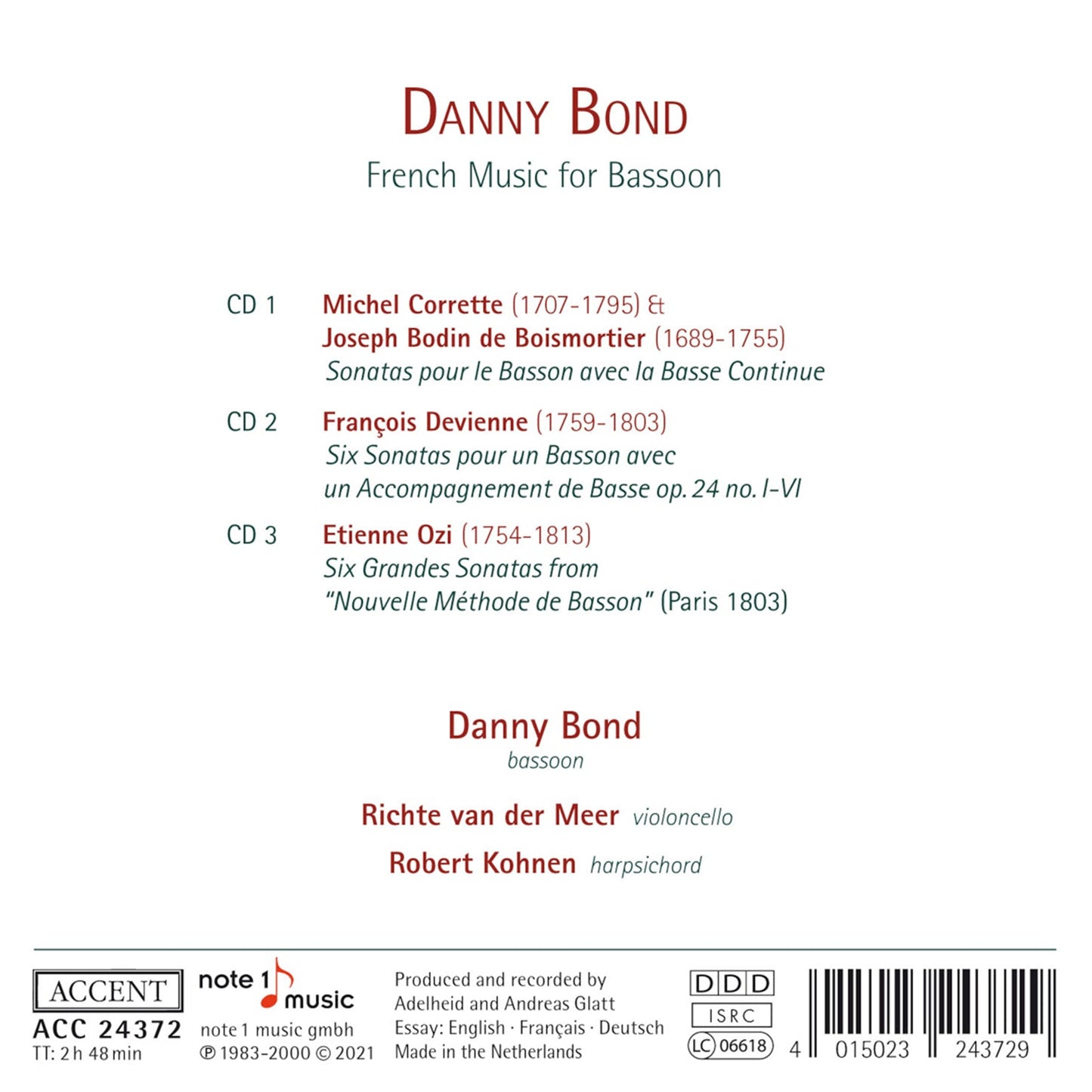 French Music For Bassoon