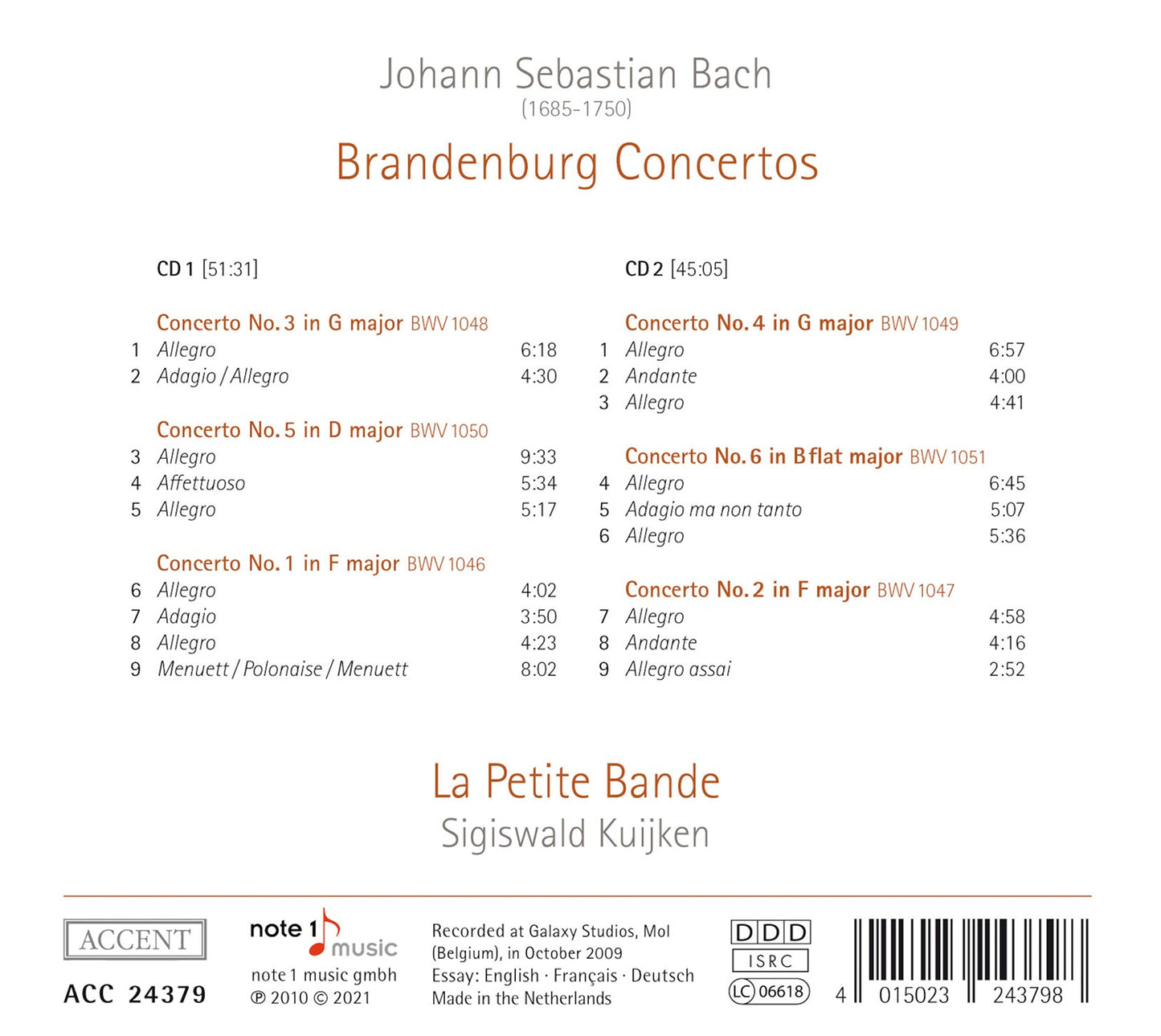 Brandenburg Concertos