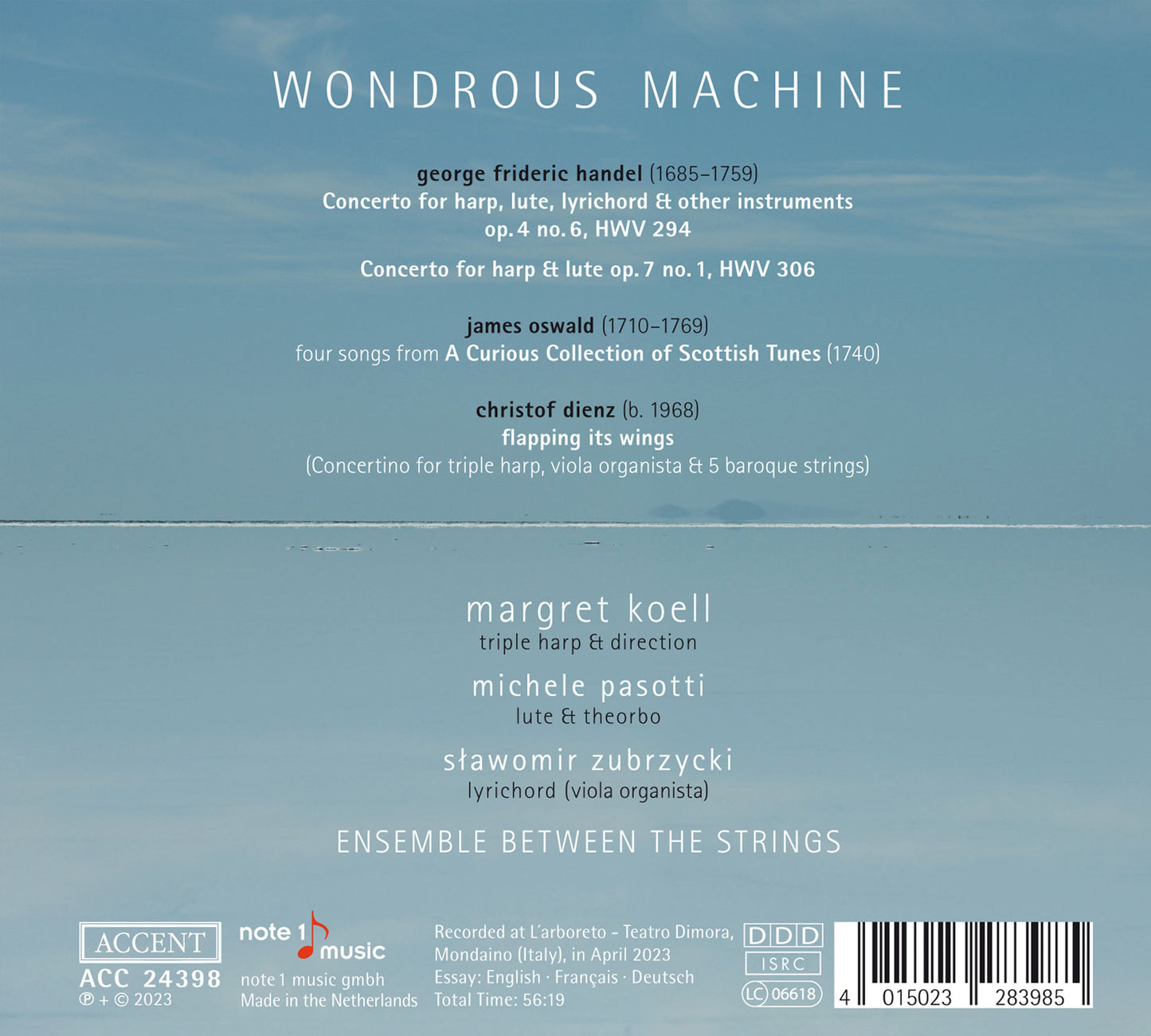 Dienz, Handel & Oswald: Woundrous Machine