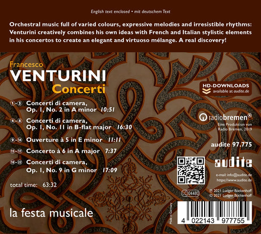 Francesco Venturini: Concerti