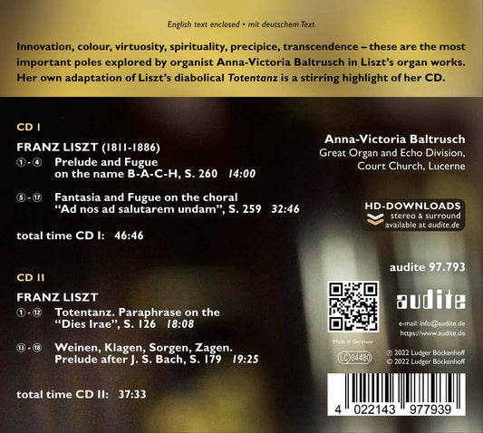 Liszt: The Organ Composer