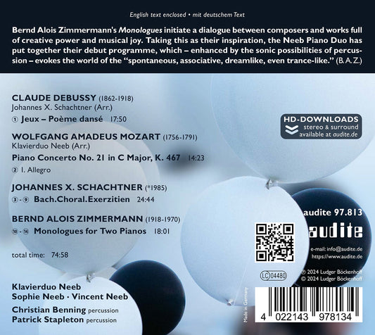 Debussy, Mozart, Schachtner & Zimmermann: Deja-Reve - Dialog