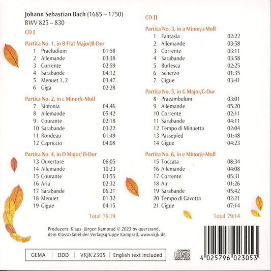 J.S. Bach: Partitas
