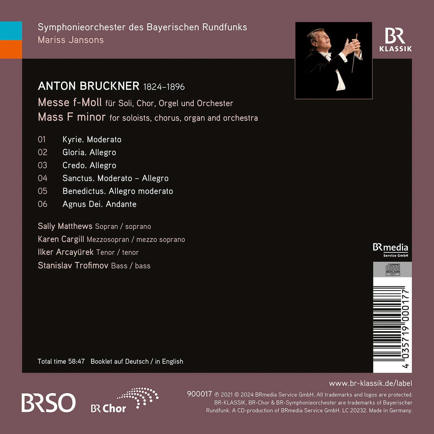 Bruckner: Mass in F Minor