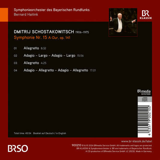Shostakovich: Symphony No. 15 with Bernard Haitink