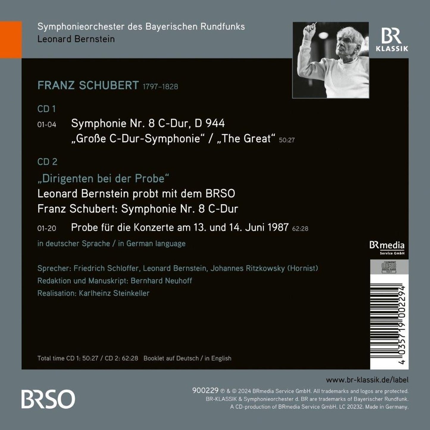 Schubert: Symphonie No. 8 & Dirigenten bei der Probe mit Leo