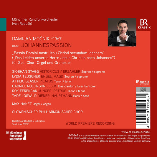 Mocnik: Johannes-Passion "Passio Domini Nostri Iesu Christi
