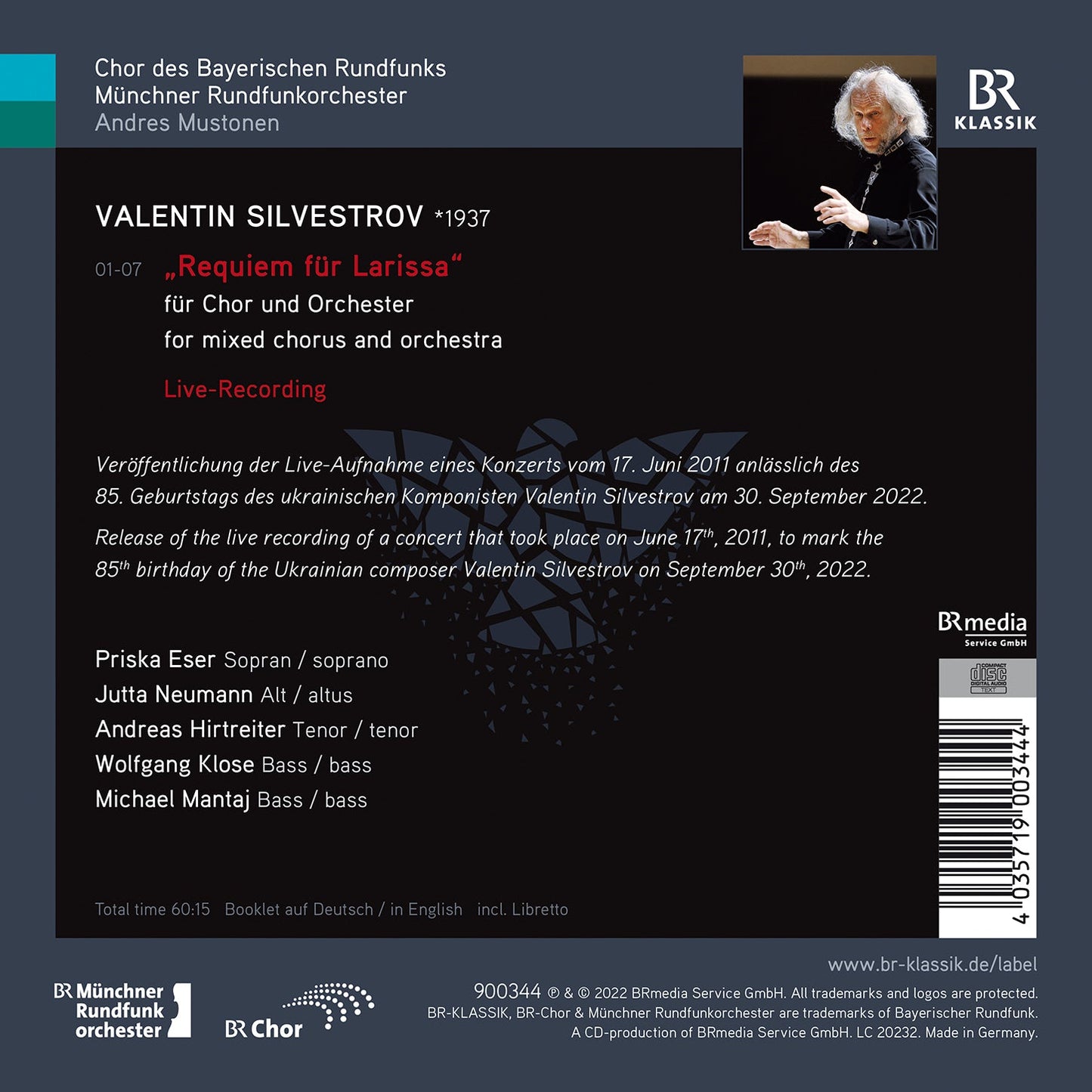 Silvestrov: Requiem Fur Larissa