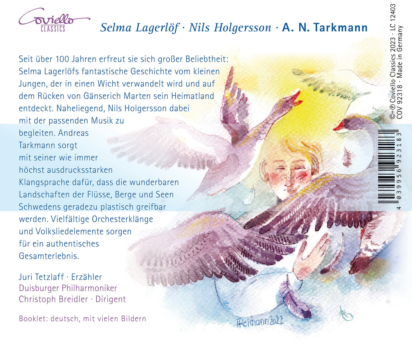 Tarkmann: Nils Holgersson - Ein Orchestermarchen fur Spreche