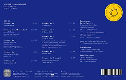 Gustav Mahler: Symphonien 1?10  Berliner Philharmoniker