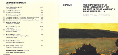 Brahms, J.: 2 Rhapsodies / 3 Intermezzos / 4 Piano Pieces, O