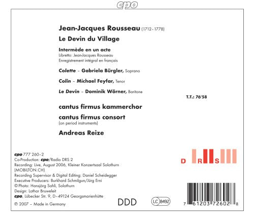 ROUSSEAU: Devin du village (Le)