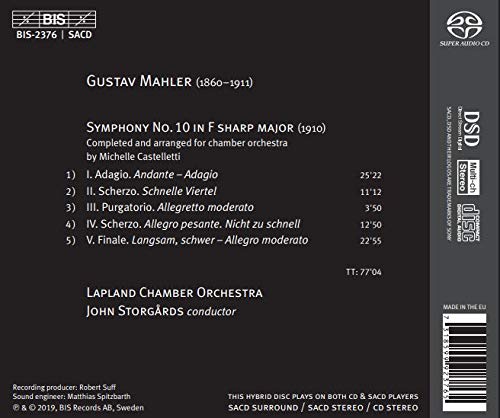 Mahler: Symphony No. 10 (Arr. M. Castelletti for Chamber Orc