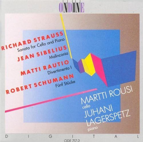 Strauss, R.: Cello Sonata in F Major / Sibelius, J.: Malinco