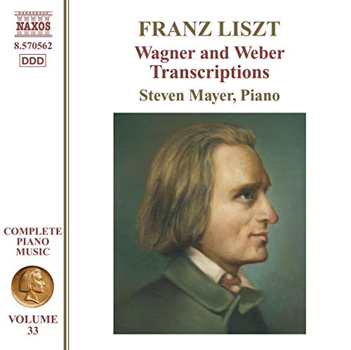 Liszt Complete Piano Music, Vol. 33: Wagner & Weber Transcri