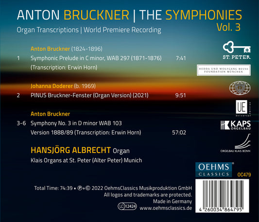The Bruckner Symphonies, Vol. 3