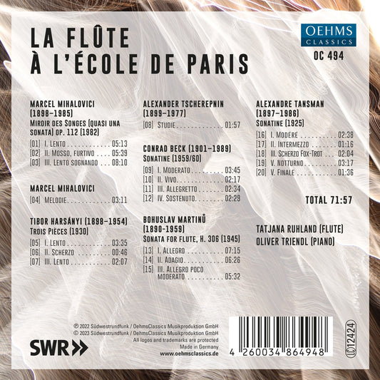 La Flute a l'ecole de Paris / Tatjana Ruhland; Oliver Triendl