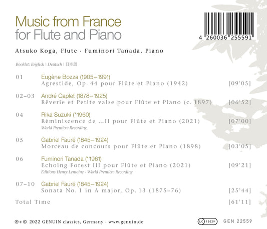 Music from France for Flute & Piano