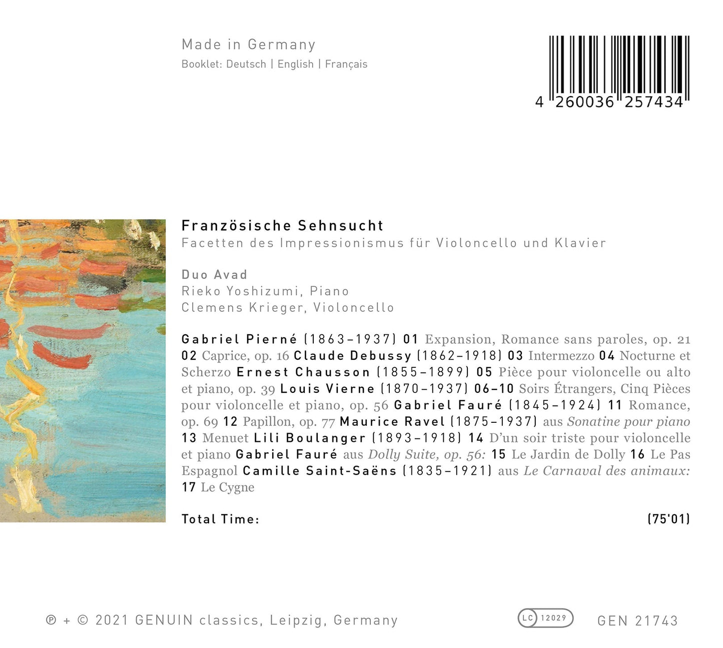 Französische Sehnsucht - Facetten Des Impressionismus Für Vi