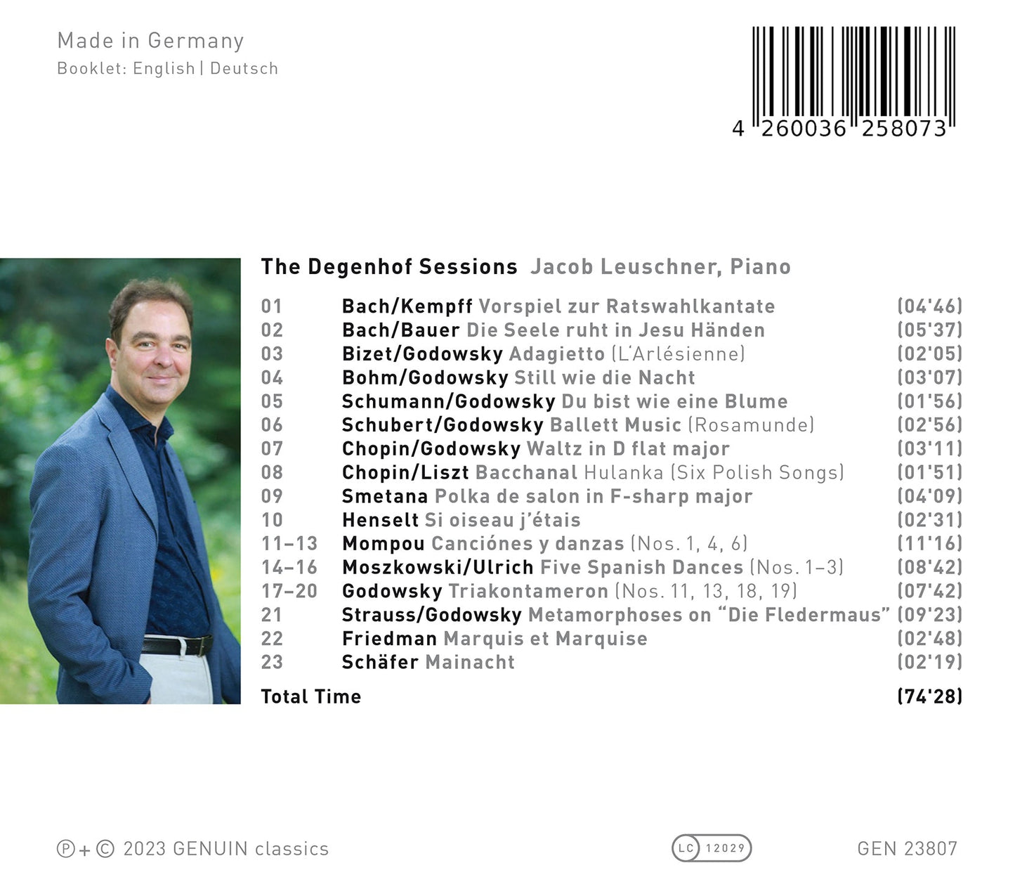 The Degenhof Sessions / Jacob Leuschner