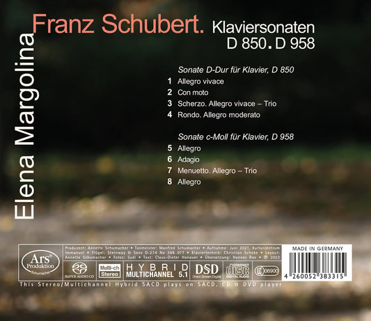 Schubert: Klaviersonaten, D. 850 & D. 958