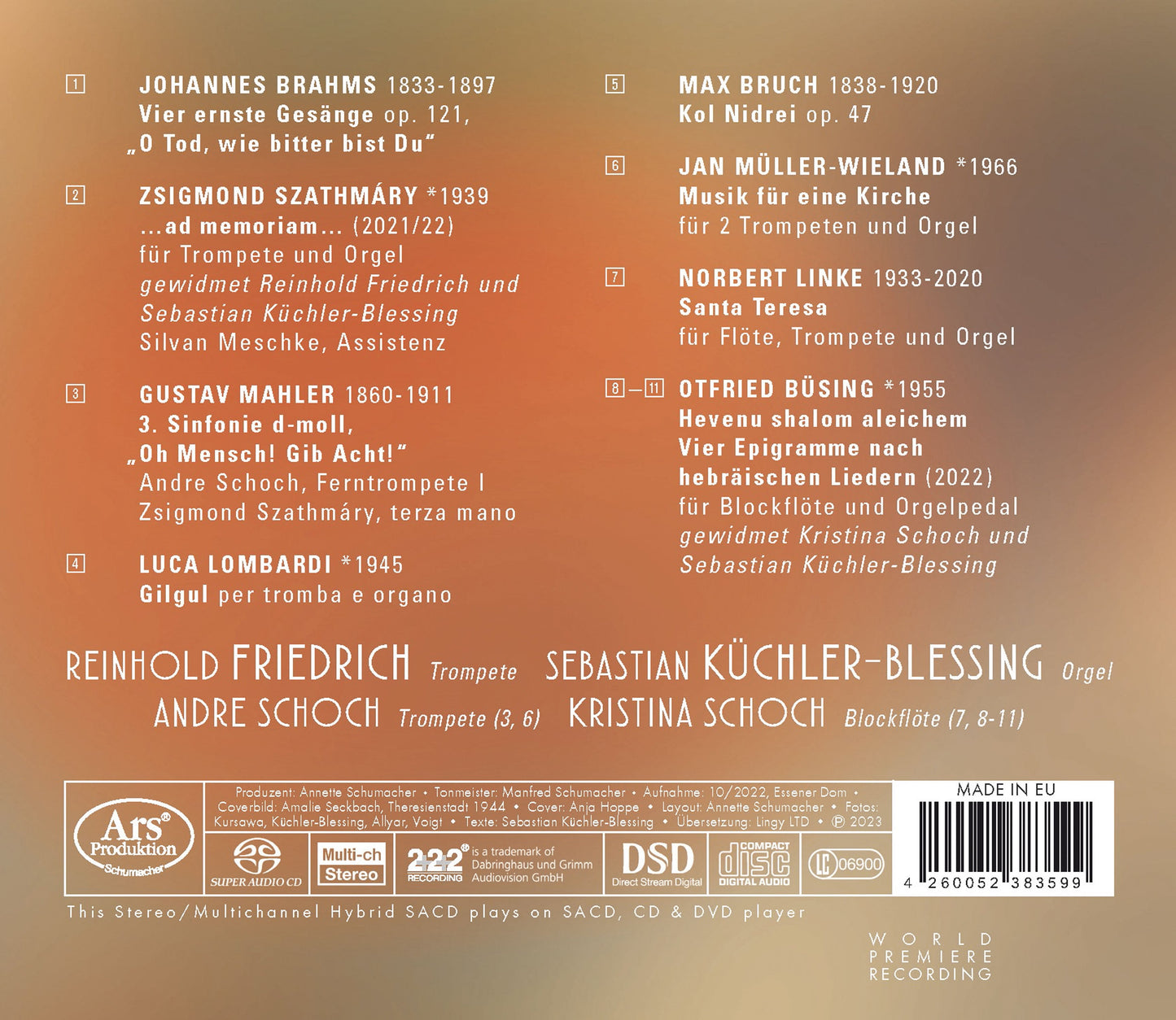 Oh Mensch! Gib Acht! Reinhold Friedrich, Sebastian Kuchler-Blessing, Andre Schoch, Kristina Schoch