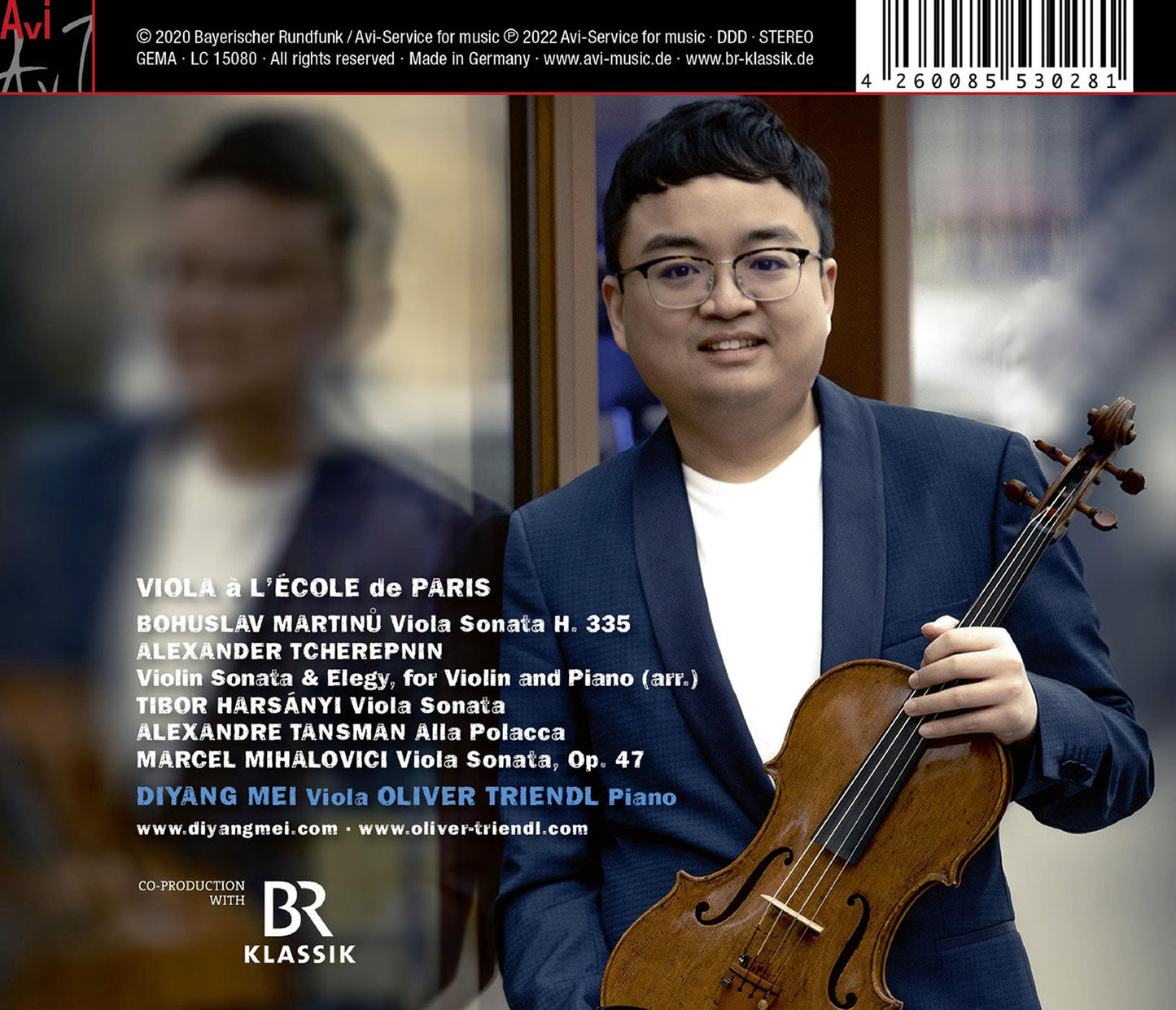 Harsanyi, Martinu, Mihalovici, Tansman & Tcherepnin: Viola à