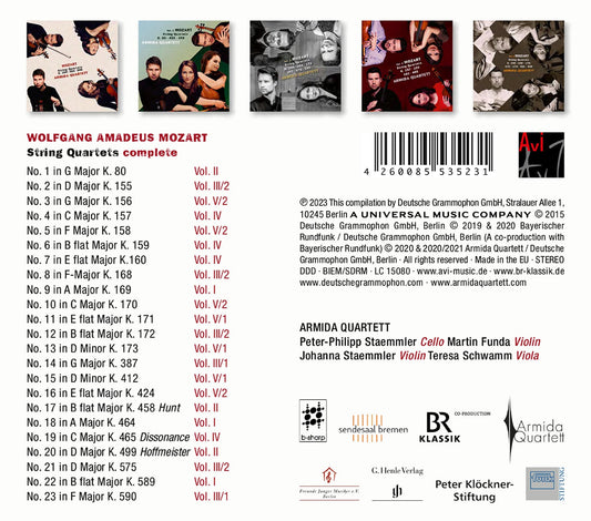 Mozart: String Quartets Complete (7-Cd Set)