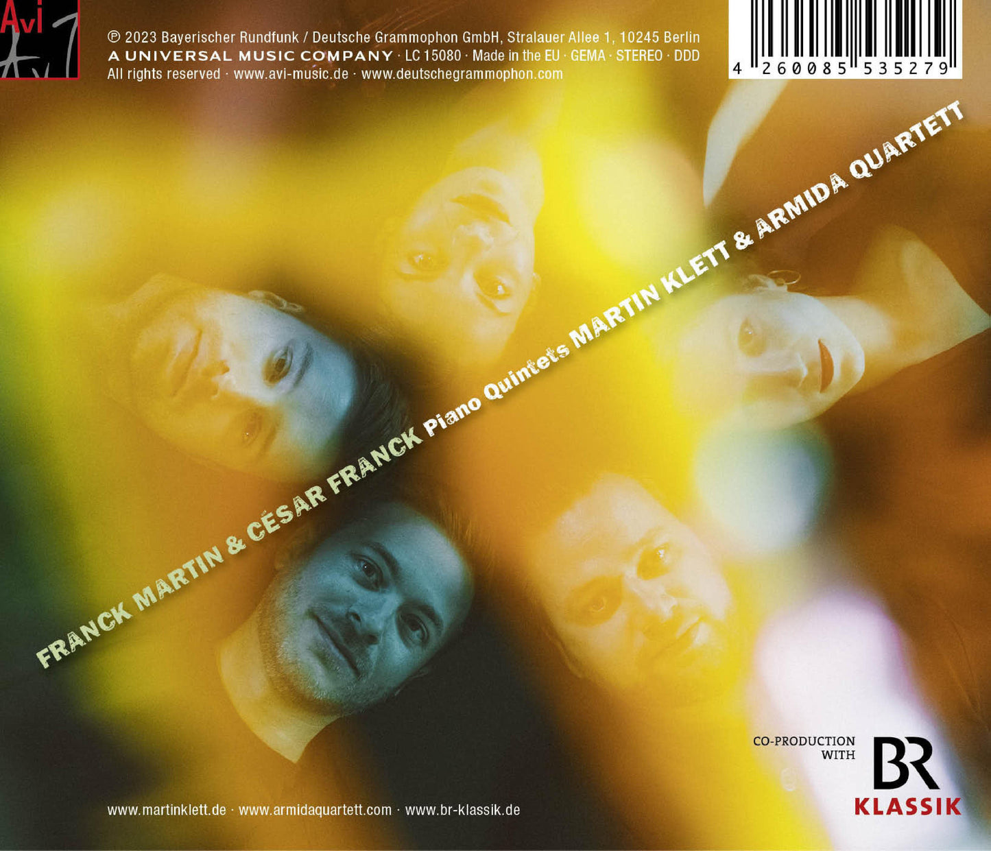 Franck & Martin: Piano Quintets