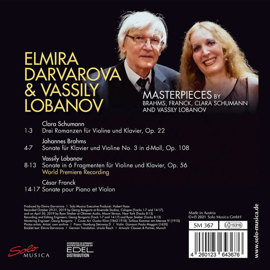 Masterpieces By Brahms, Franck, Clara Schumann And Vassily L