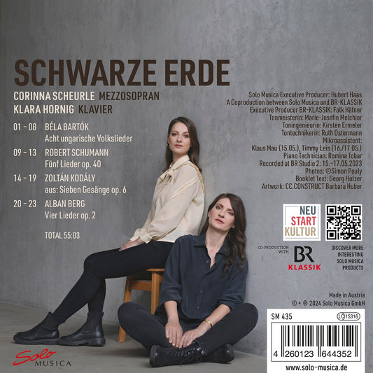 Bartok, Berg, Kodaly & Schumann: Schwarze Erde Corinna Scheurle, Klara Hornig