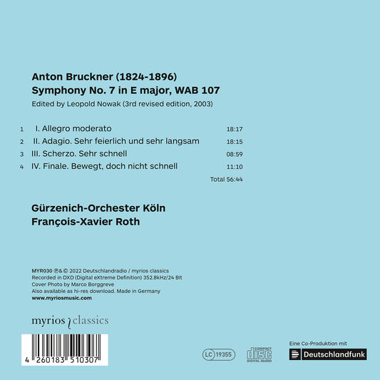Bruckner: Symphony No. 7 - Francois-Xavier Roth (COMPACT DISC)
