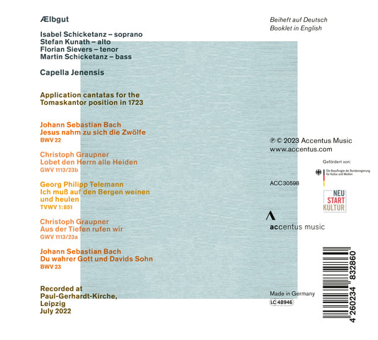 Telemann, Graupner & Bach: Leipzig 1723